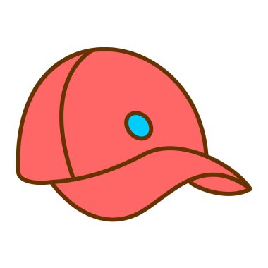 Beyzbol şapkası vektör illüstrasyonu