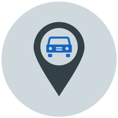 Harita iğnesi. Basit tasarım