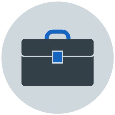 Çanta. Web simgesi basit illüstrasyon