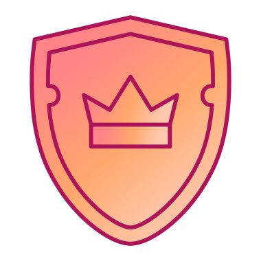 kalkan modern simge vektör illüstrasyonu 