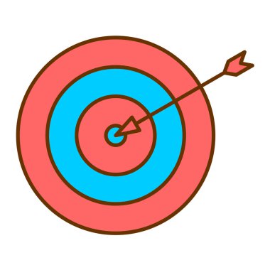 Hedef Simgesi Moda Biçimli Ayrı Arka Gruplandırılmış