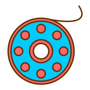 film modern ikon vektör illüstrasyonu 