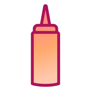 Yapıştırıcı. Web simgesi vektör illüstrasyonu