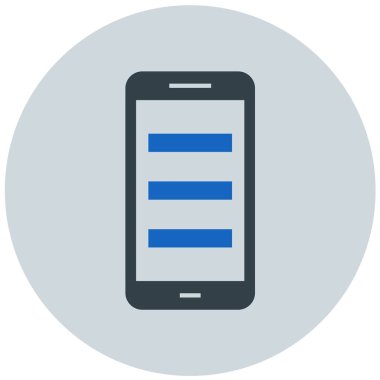 Cep telefonu. Basit resimleme