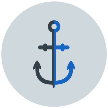 Çapa. Web simgesi basit illüstrasyon