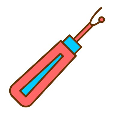Dikiş konsepti modern ikon vektör çizimi 