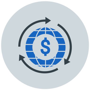 küresel değişim. Web simgesi