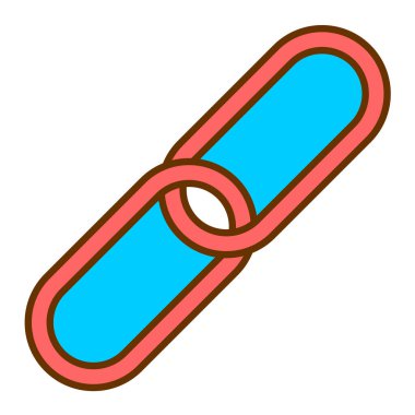 Bağlantı modern simgesinin vektör illüstrasyonu