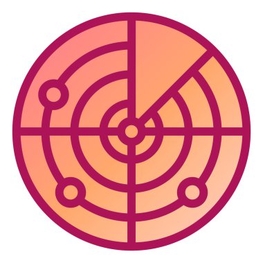 Hedef. Web simgesi basit illüstrasyon