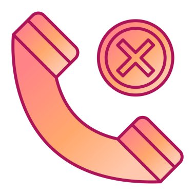 telefon arama simgesi vektör illüstrasyonu