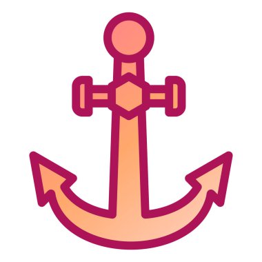 çapa simgesi vektör illüstrasyonu