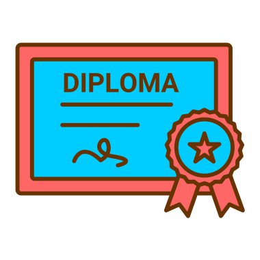 Sertifika vektör illüstrasyonu