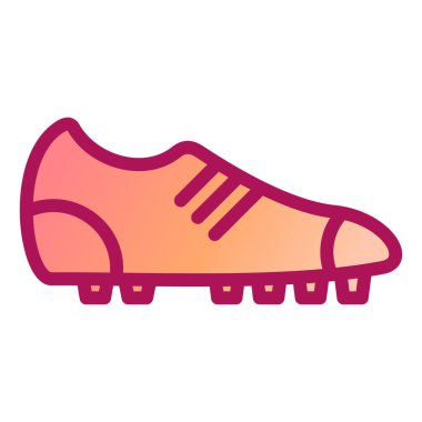 Spor ayakkabılar. Web simgesi basit illüstrasyon