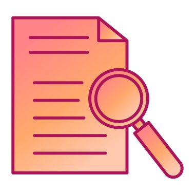 Arama simgesi vektör illüstrasyonu