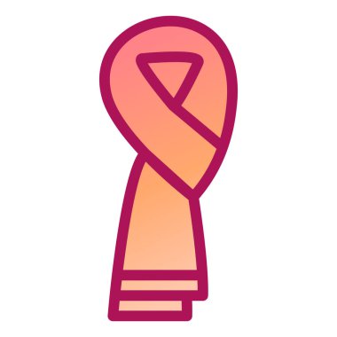 şerit vektörü ince çizgi simgesi