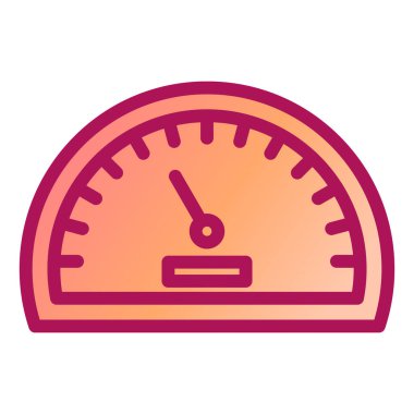 speedometr modern simge vektör çizimi