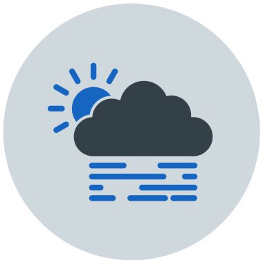 Bulut. Web simgesi basit tasarım