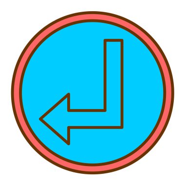 ok simgesinin vektör illüstrasyonu