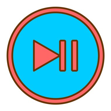 Oynatma düğmesi vektör çizimi