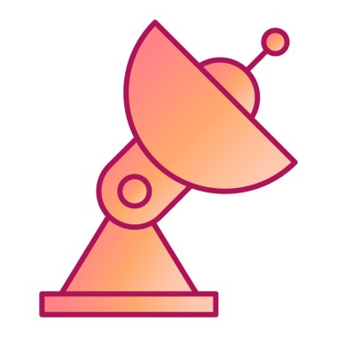 uydu çanağı izole vektör simgesi kolayca değiştirebilir ya da düzenleyebilir