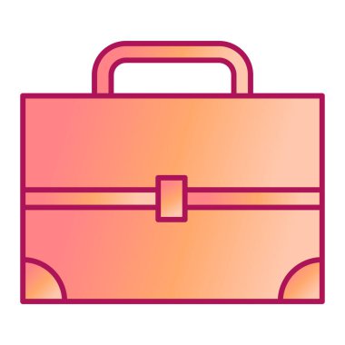 evrak çantası ikonu vektör illüstrasyonu