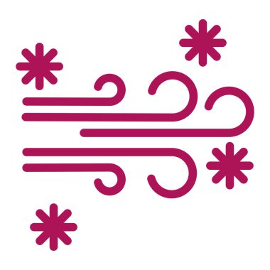 Rüzgâr. Web simgesi basit illüstrasyon