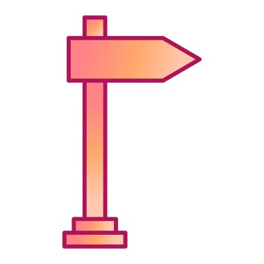 işaret posta simgesi vektör illüstrasyonu