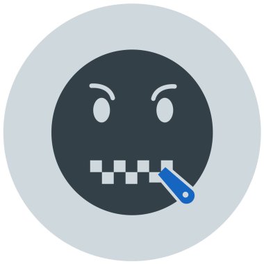 yüz ifadesi, vektör illüstrasyonu