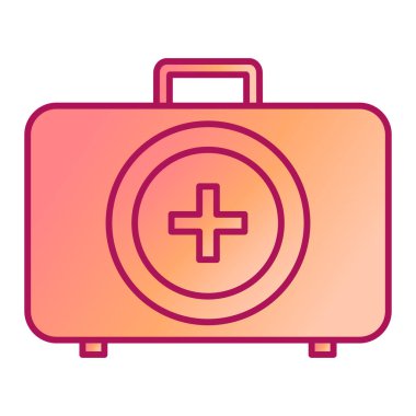 İlk Yardım Kiti modern simge vektör çizimi 
