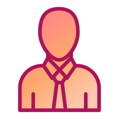 avatar. Web simgesi basit illüstrasyon