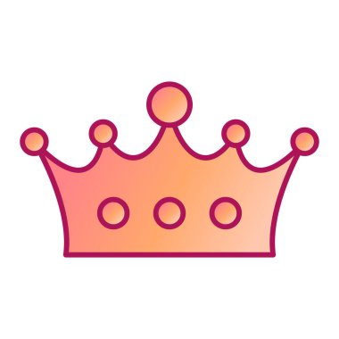 taç modern ikon vektör illüstrasyonu 