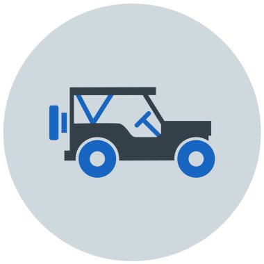 - Araba. Web simgesi basit illüstrasyon