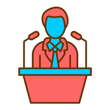 hoparlör ağ ikonu vektör illüstrasyonu