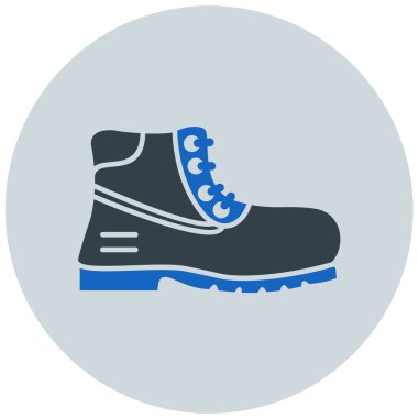 Spor ayakkabı. Web simgesi basit illüstrasyon