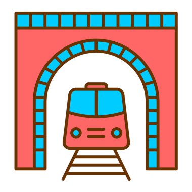 tren simgesi vektör illüstrasyonu