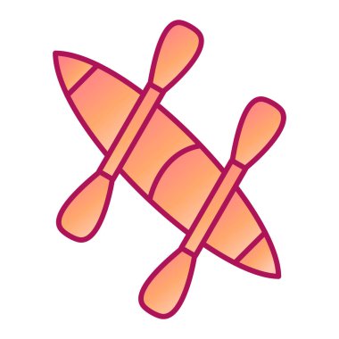 Bir kaşık simgesinin vektör illüstrasyonu