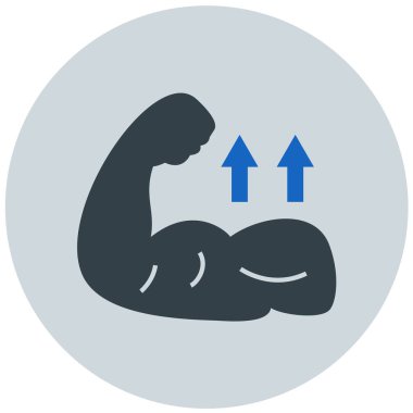 Kas gücü. Web simgesi basit illüstrasyon