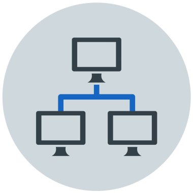 ağ paylaşımı. Basit resimleme