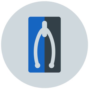 Bıçak. Web simgesi basit illüstrasyon