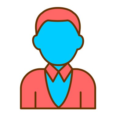 avatar. Web simgesi basit illüstrasyon