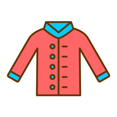 Ceket simge vektör çizim