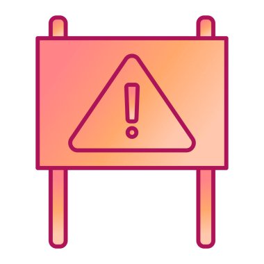 uyarı işareti vektör illüstrasyonu