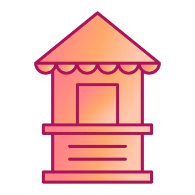 Modern b 'nin vektör illüstrasyonunda simge çizgisi eksik. güzel renkli vuruş elementi ev yapımı olarak da kullanılabilir