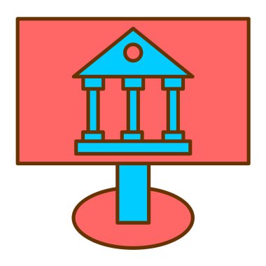 Modern illüstrasyon vektör simgesi oluşturma