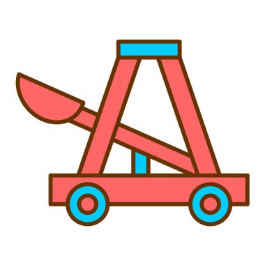 el arabası ve sandalye vektör çizimi olan piknik arabası