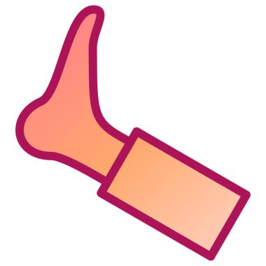 Askeri bıçak ikonu. vektör illüstrasyonu