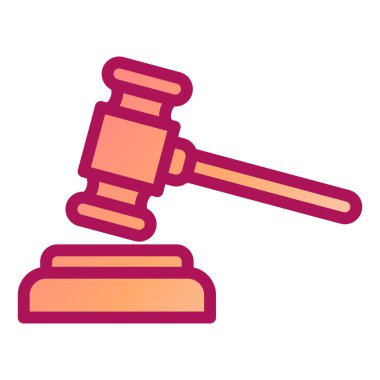 kanun simgesi vektör illüstrasyonu