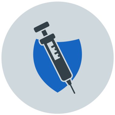 Şırınga. Web simgesi basit illüstrasyon