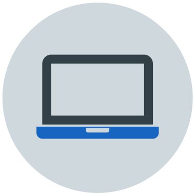 Bilgisayar. Web simgesi basit illüstrasyon