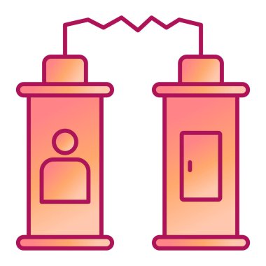 bağlantı simgesi, vektör illüstrasyonu basit tasarım